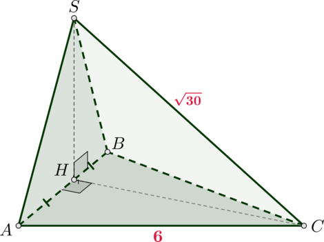 Как вычислить апофему правильной четырёхугольной пирамиды