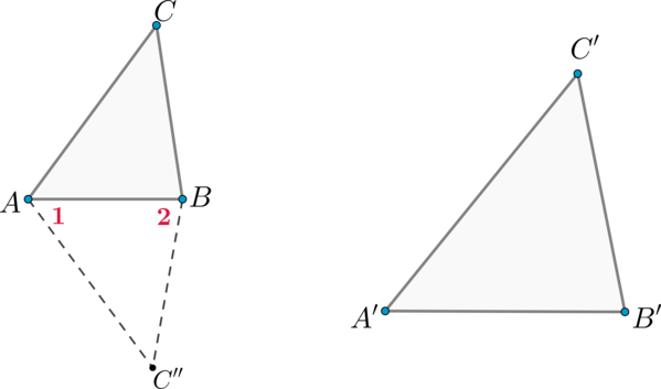 Отрезок de средняя линия треугольника abc изображенного на рисунке bc 40